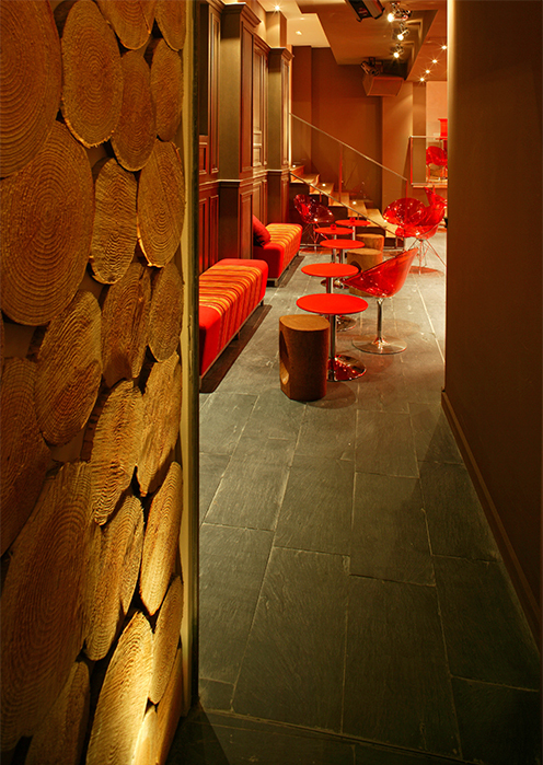 Hazard Studio - Projet de design intérieur du bar le Carrousel à Nantes - banquettes